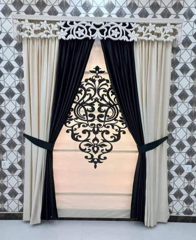 Royal Velvet curtains 3 pic set
