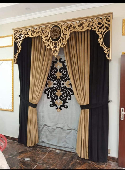 Royal Velvet curtains 3 pic set