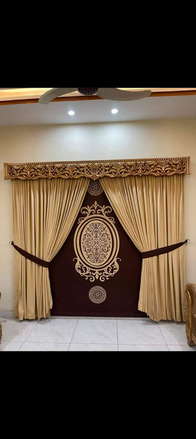 Royal Velvet curtains 3 pic set