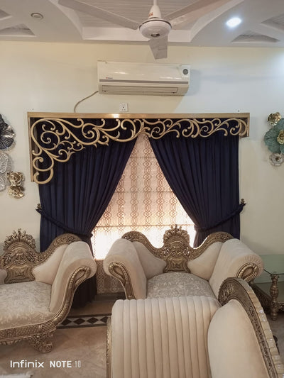 Royal Velvet curtains 3 pic set