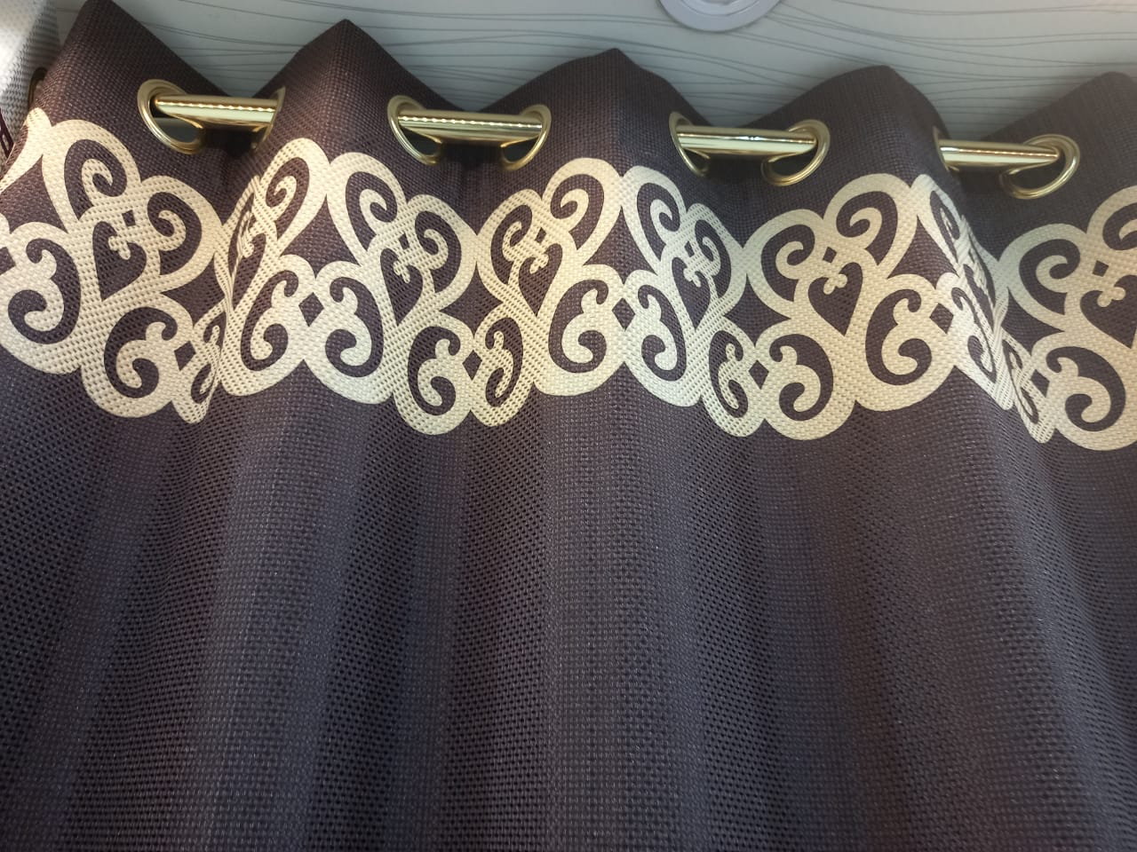 Border curtains one pier 4.50×8 saiz velvet Palin