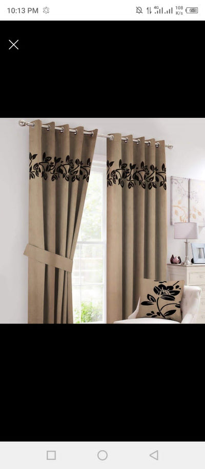 Border curtains one pier 4.50×8 saiz velvet Palin