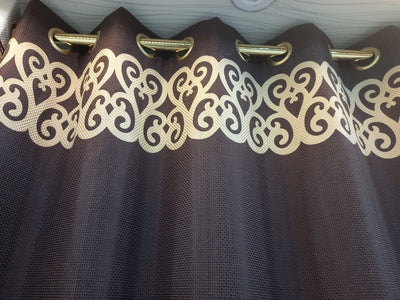 Border curtains one pier 4.50×8 saiz velvet Palin