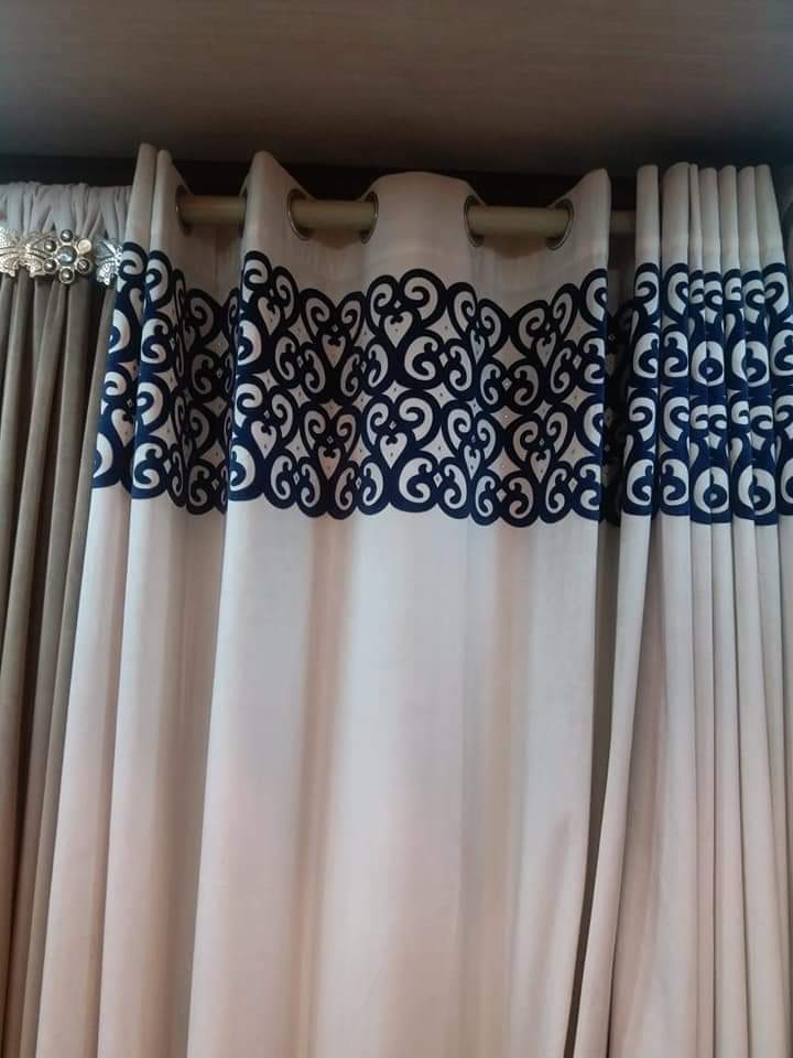 Border curtains one pier 4.50×8 saiz velvet Palin