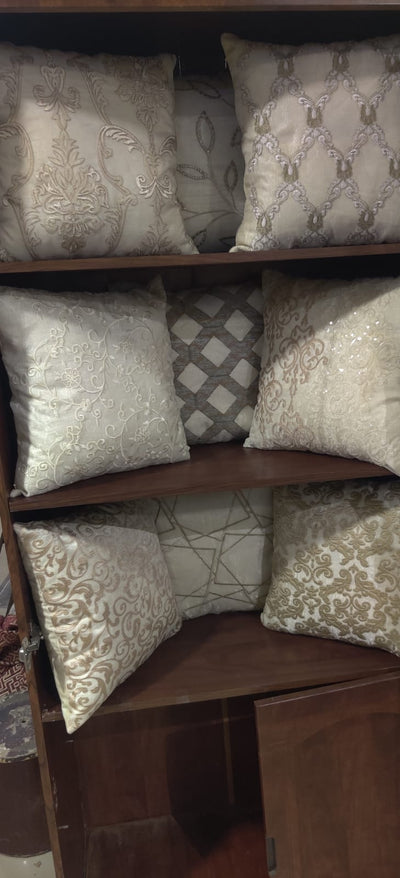 Elegant Embroidered Cushion Cover – Premium Design