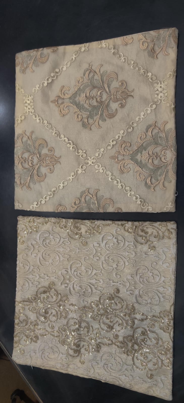 Elegant Embroidered Cushion Cover – Premium Design