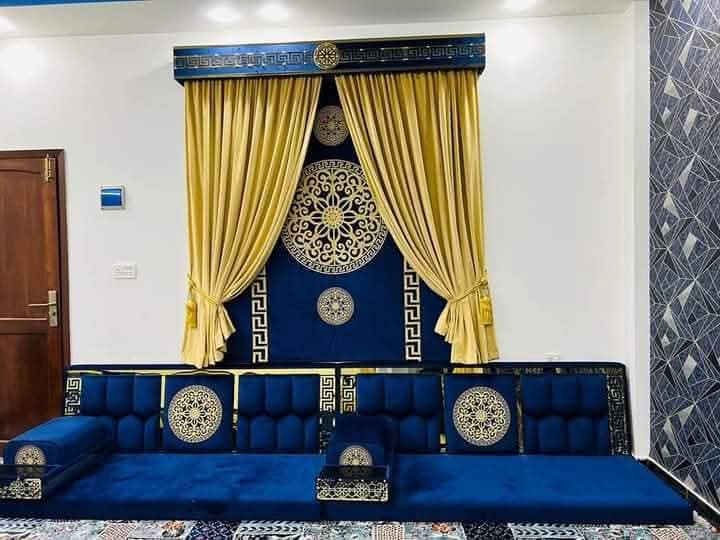 Luxury Arabic Majlis Floor Sofa Set